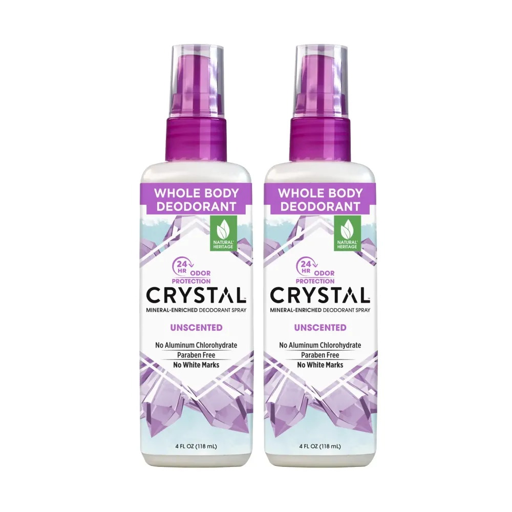 Crystal Body Deodorant Spray-4 fl oz, 2 pack Crystal Body Deodorant Spray-4 fl oz, 2 pack