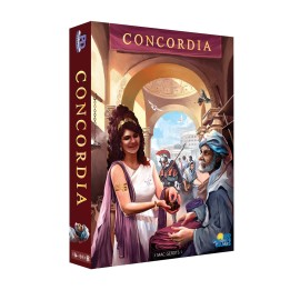 Rio Grande Games: Concordia, Historical Strategy Board Game, Average Play Time 90 Minutes, 2 to 5 Players, for Ages 14 and up Rio Grande Games: Concordia, Historical Strategy Board Game, Average Play Time 90 Minutes, 2 to 5 Players, for Ages 14 and up