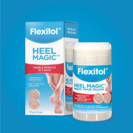 Flexitol Heel Magic For Dry Skin or Rough Heels with Shea Butter & Vitamin E, 2.5 Ounce Flexitol Heel Magic For Dry Skin or Rough Heels with Shea Butter & Vitamin E, 2.5 Ounce
