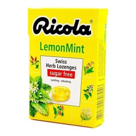 Ricola Sugar Free Herb Throat Drops Lemon Mint - 19 ct, Pack of 3 Ricola Sugar Free Herb Throat Drops Lemon Mint - 19 ct, Pack of 3