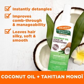 Palmer\'s Coconut Oil Formula Moisture Boost Leave-In Conditioner, 8.5 Ounce Palmer\'s Coconut Oil Formula Moisture Boost Leave-In Conditioner, 8.5 Ounce