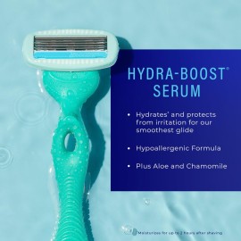 Schick Hydro Silk Sensitive Women\'s Razor | 5-Blade Razors for Women Sensitive Skin | Womens Razors Sensitive Skin | 1 Handle & 2 Razor Blade Refills Schick Hydro Silk Sensitive Women\'s Razor | 5-Blade Razors for Women Sensitive Skin | Womens Razors Sensitive Skin | 1 Handle & 2 Razor Blade Refills