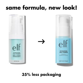 e.l.f. Hydrating Face Primer, Makeup Primer For Flawless, Smooth Skin & Long-Lasting Makeup, Fills In Pores & Fine Lines, Vegan & Cruelty-free, Small e.l.f. Hydrating Face Primer, Makeup Primer For Flawless, Smooth Skin & Long-Lasting Makeup, Fills In Pores & Fine Lines, Vegan & Cruelty-free, Small