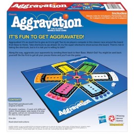 Aggravation With Retro Artwork by Winning Moves Games USA, the Classic Marble Race Game, Great For Kids, for 2 to 6 Players, Ages 6+ Aggravation With Retro Artwork by Winning Moves Games USA, the Classic Marble Race Game, Great For Kids, for 2 to 6 Players, Ages 6+
