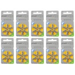 Power One Hearing Aid Battery Size 10 - Pack Of 60 Batteries