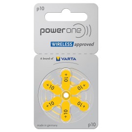 Power One Hearing Aid Battery Size 10 - Pack Of 60 Batteries Power One Hearing Aid Battery Size 10 - Pack Of 60 Batteries