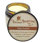 Vintage Tradition Beef Tallow Balm for Skin Care - Unscented, All Purpose Balm for Sensitive Skin Heals and Hydrates with Olive Oil + Tallow from Grass-Fed Cows - Beef Tallow for Skin, 2 fl. oz.