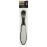 ForPro Black Bear Stainless Steel Pedicure File, Callus Remover Foot File, Double-Sided Professional Quality Tool for Heels and Feet, 10.5 L