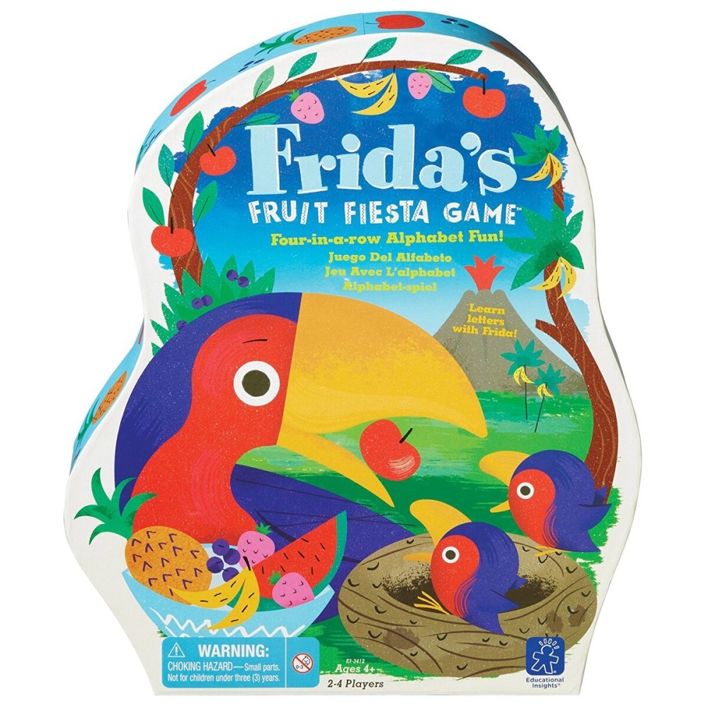 Educational Insights Frida\'s Fruit Fiesta - Toddler Board Games, ABC Learning Toys for Kids Ages 3-5, Preschool Learning Activities, Letter Matching Game, Alphabet Bingo, Classroom Games for Ages 4+ Educational Insights Frida\'s Fruit Fiesta - Toddler Board Games, ABC Learning Toys for Kids Ages 3-5, Preschool Learning Activities, Letter Matching Game, Alphabet Bingo, Classroom Games for Ages 4+
