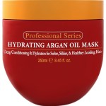 Arvazallia Hydrating Argan Oil Hair Mask and Deep Conditioner for Dry or Damaged Hair (8.45 oz Jar)