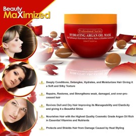 Arvazallia Hydrating Argan Oil Hair Mask and Deep Conditioner for Dry or Damaged Hair (8.45 oz Jar) Arvazallia Hydrating Argan Oil Hair Mask and Deep Conditioner for Dry or Damaged Hair (8.45 oz Jar)