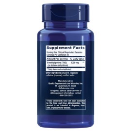 Life Extension TMG 500 mg - Trimethylglycine Supplement - Encourages Healthy Homocysteine Levels - Gluten-free - Non-gmo - Vegetarian - 60 Liquid Vegetarian Capsules Life Extension TMG 500 mg - Trimethylglycine Supplement - Encourages Healthy Homocysteine Levels - Gluten-free - Non-gmo - Vegetarian - 60 Liquid Vegetarian Capsules