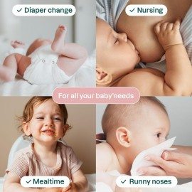 ATTITUDE Biodegradable Baby Wipes, Plant Based Unscented Diaper Wipes for Babies and Newborn, Dermatologically Tested, Vegan, 72 Count (Pack of 3) ATTITUDE Biodegradable Baby Wipes, Plant Based Unscented Diaper Wipes for Babies and Newborn, Dermatologically Tested, Vegan, 72 Count (Pack of 3)