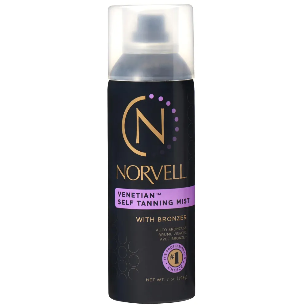 Norvell Venetian Sunless Self Tanning Mist - Airbrush Spray Solution with Bronzer for Instant Sun Kissed Glow, 7 fl.oz. Norvell Venetian Sunless Self Tanning Mist - Airbrush Spray Solution with Bronzer for Instant Sun Kissed Glow, 7 fl.oz.
