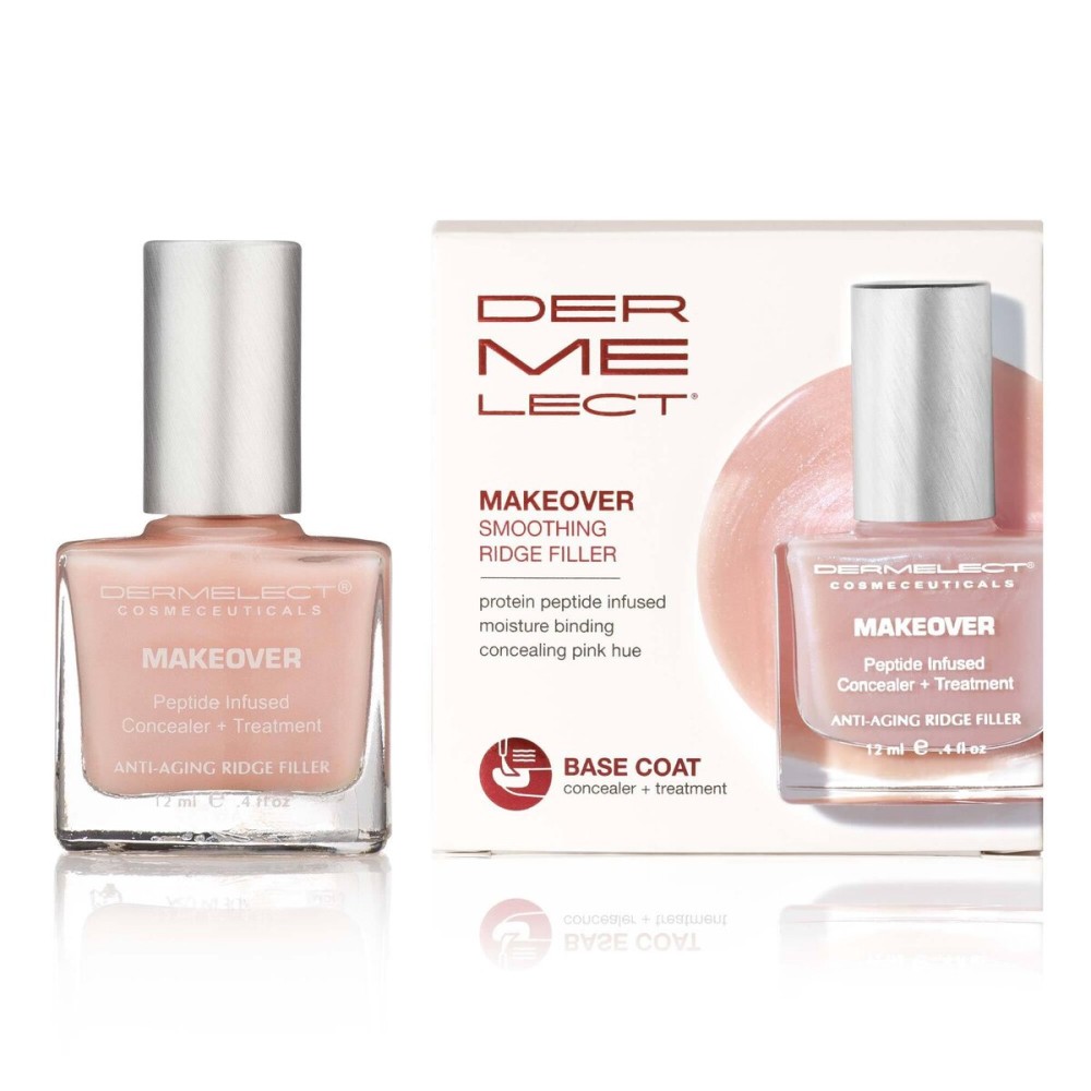 Dermelect Makeover Ridge Filler - Award-Winning Nail Treatment, Strengthens, Moisturizes, Conceals Imperfections, Keratin & Peptide Enriched, For Healthy, Smooth Nails 0.4 oz Dermelect Makeover Ridge Filler - Award-Winning Nail Treatment, Strengthens, Moisturizes, Conceals Imperfections, Keratin & Peptide Enriched, For Healthy, Smooth Nails 0.4 oz