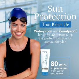 Clear Choice Sunscreen for Face SPF 45, Mineral Oil Sunblock & Light Moisturizer with Zinc Oxide, Reef-Safe, Broad Spectrum, Water-Resistant, No White Cast, Dermatologist Recommended, 4oz Clear Choice Sunscreen for Face SPF 45, Mineral Oil Sunblock & Light Moisturizer with Zinc Oxide, Reef-Safe, Broad Spectrum, Water-Resistant, No White Cast, Dermatologist Recommended, 4oz