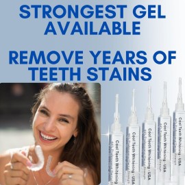 Teeth Whitening Gel for Trays 5 Pcs Fast Acting Teeth Whitening Gel Refill with Strongest 44% Carbamide Peroxide Gel, 2 Bleach Trays Included for Teeth Bleach, Enamel Safe, Gluten Free and Vegan Teeth Whitening Gel for Trays 5 Pcs Fast Acting Teeth Whitening Gel Refill with Strongest 44% Carbamide Peroxide Gel, 2 Bleach Trays Included for Teeth Bleach, Enamel Safe, Gluten Free and Vegan