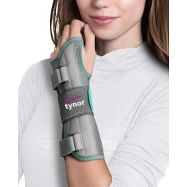 Tynor Wrist & Forearm Splint, Grey, Right, Large, 1 Unit
