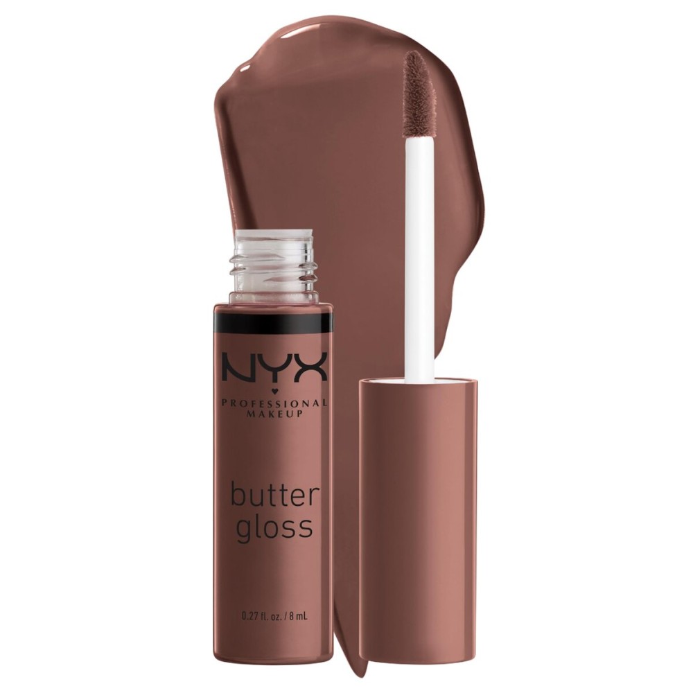 NYX PROFESSIONAL MAKEUP Butter Gloss, Non-Sticky Lip Gloss - Ginger Snap (Chocolate Brown) NYX PROFESSIONAL MAKEUP Butter Gloss, Non-Sticky Lip Gloss - Ginger Snap (Chocolate Brown)