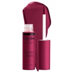 NYX PROFESSIONAL MAKEUP Butter Gloss, Non-Sticky Lip Gloss - Devil\'s Food Cake (Deep Plum)