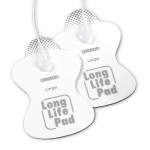 OMRON Long Life Pads for OMRON TENS Unit (PMLLPAD-L) - Large Pads for Electric Muscle Stimulator - Designed for Legs, HIPS, and Thighs