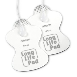 OMRON Long Life Pads for OMRON TENS Unit (PMLLPAD-L) - Large Pads for Electric Muscle Stimulator - Designed for Legs, HIPS, and Thighs OMRON Long Life Pads for OMRON TENS Unit (PMLLPAD-L) - Large Pads for Electric Muscle Stimulator - Designed for Legs, HIPS, and Thighs