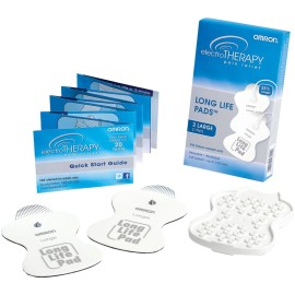 OMRON Long Life Pads for OMRON TENS Unit (PMLLPAD-L) - Large Pads for Electric Muscle Stimulator - Designed for Legs, HIPS, and Thighs OMRON Long Life Pads for OMRON TENS Unit (PMLLPAD-L) - Large Pads for Electric Muscle Stimulator - Designed for Legs, HIPS, and Thighs