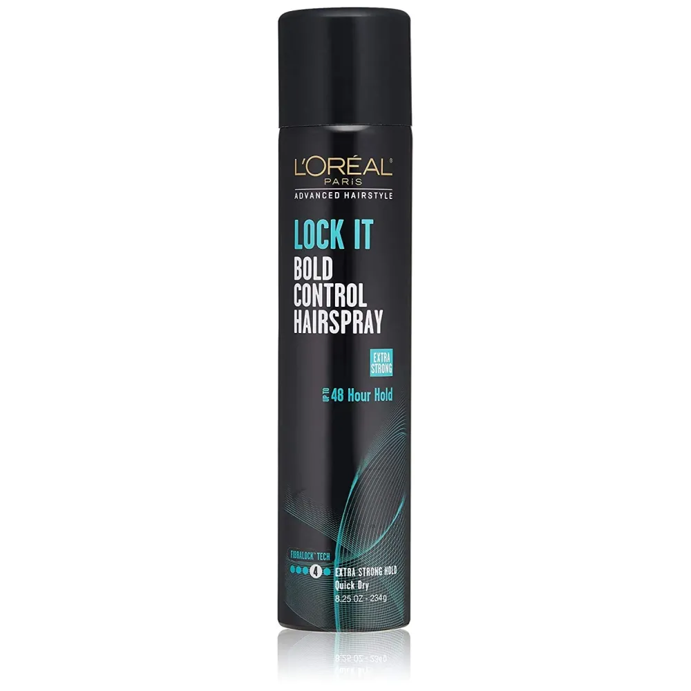 L\'Oreal Paris Advanced Hairstyle Lock It Bold Control Hairspray 8.25 Ounce L\'Oreal Paris Advanced Hairstyle Lock It Bold Control Hairspray 8.25 Ounce