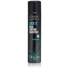 L\'Oreal Paris Advanced Hairstyle Lock It Bold Control Hairspray 8.25 Ounce L\'Oreal Paris Advanced Hairstyle Lock It Bold Control Hairspray 8.25 Ounce
