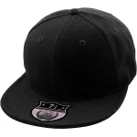 KBETHOS KNW-2364 BLK (8) The Real Original Fitted Flat-Bill Mens Hat True-Fit, 9 Sizes & 20 Colors, Black