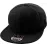 KBETHOS KNW-2364 BLK (8) The Real Original Fitted Flat-Bill Mens Hat True-Fit, 9 Sizes & 20 Colors, Black