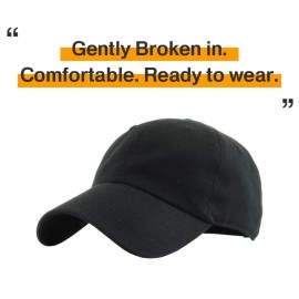 KB-Low BLK Classic Cotton Dad Hat Adjustable Plain Cap. Polo Style Low Profile (Unstructured) (Classic) Black Adjustable KB-Low BLK Classic Cotton Dad Hat Adjustable Plain Cap. Polo Style Low Profile (Unstructured) (Classic) Black Adjustable