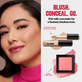 Revlon Powder Blush Face Makeup, High Impact Buildable Color, Lightweight & Smooth Finish, 006 Naughty Nude, 0.17 oz Revlon Powder Blush Face Makeup, High Impact Buildable Color, Lightweight & Smooth Finish, 006 Naughty Nude, 0.17 oz