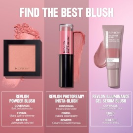 Revlon Powder Blush Face Makeup, High Impact Buildable Color, Lightweight & Smooth Finish, 006 Naughty Nude, 0.17 oz Revlon Powder Blush Face Makeup, High Impact Buildable Color, Lightweight & Smooth Finish, 006 Naughty Nude, 0.17 oz