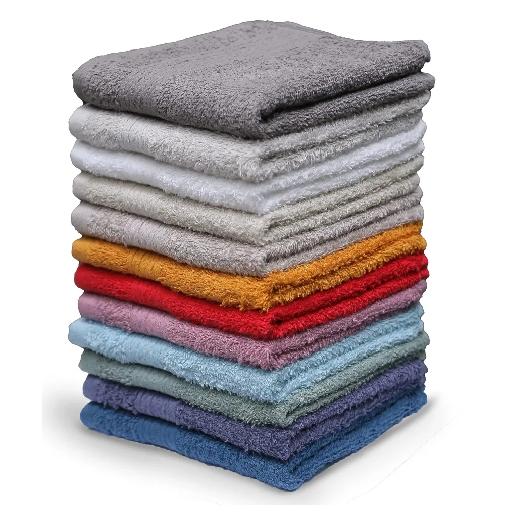 Washcloths, 12 Pack, 100% Extra Soft Ring Spun Cotton Wash Cloth, Size 13 X 13, Soft and Absorbent, Machine Washable, Vibrant Assorted Colors Washcloths, 12 Pack, 100% Extra Soft Ring Spun Cotton Wash Cloth, Size 13 X 13, Soft and Absorbent, Machine Washable, Vibrant Assorted Colors