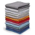 Washcloths, 12 Pack, 100% Extra Soft Ring Spun Cotton Wash Cloth, Size 13 X 13, Soft and Absorbent, Machine Washable, Vibrant Assorted Colors