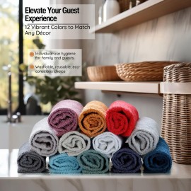 Washcloths, 12 Pack, 100% Extra Soft Ring Spun Cotton Wash Cloth, Size 13 X 13, Soft and Absorbent, Machine Washable, Vibrant Assorted Colors Washcloths, 12 Pack, 100% Extra Soft Ring Spun Cotton Wash Cloth, Size 13 X 13, Soft and Absorbent, Machine Washable, Vibrant Assorted Colors