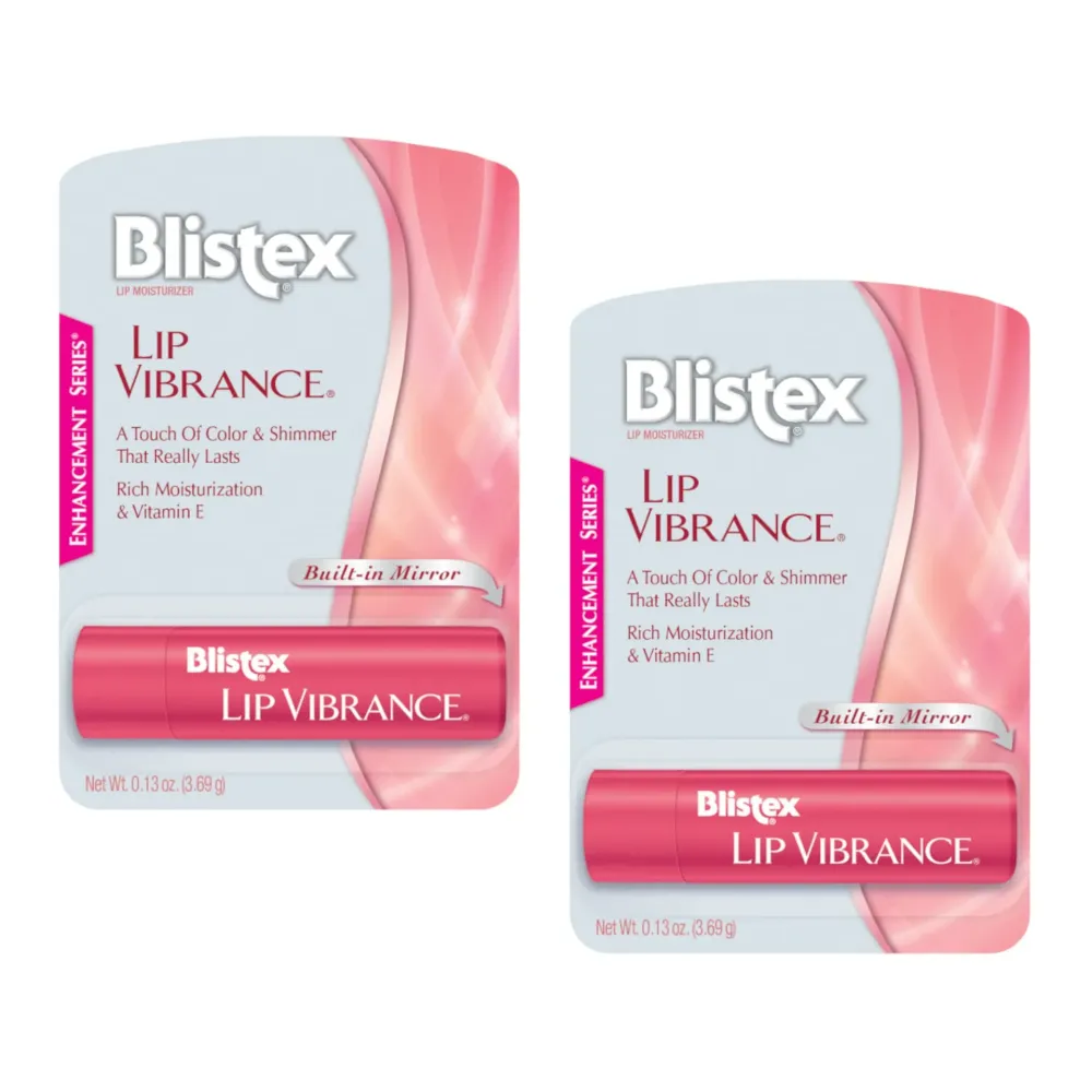 Blistex Lip Vibrance, Lip Protectant 0.13 oz (Pack of 2) Blistex Lip Vibrance, Lip Protectant 0.13 oz (Pack of 2)