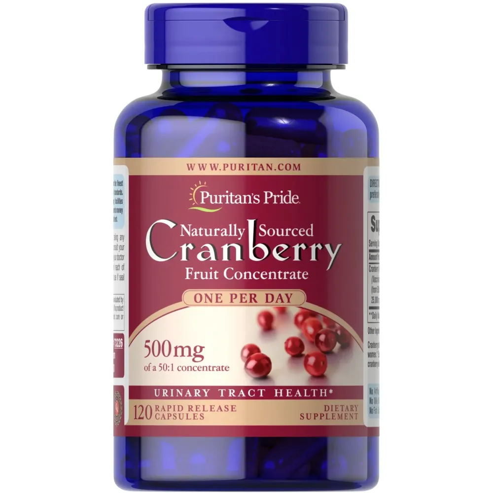 Puritan\'s Pride One A Day Cranberry - 120 Capsules Supports Urinary Health Puritan\'s Pride One A Day Cranberry - 120 Capsules Supports Urinary Health