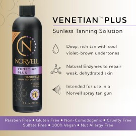 Norvell Premium Sunless Tanning Solution - Venetian Plus, 8 Fl Oz Norvell Premium Sunless Tanning Solution - Venetian Plus, 8 Fl Oz