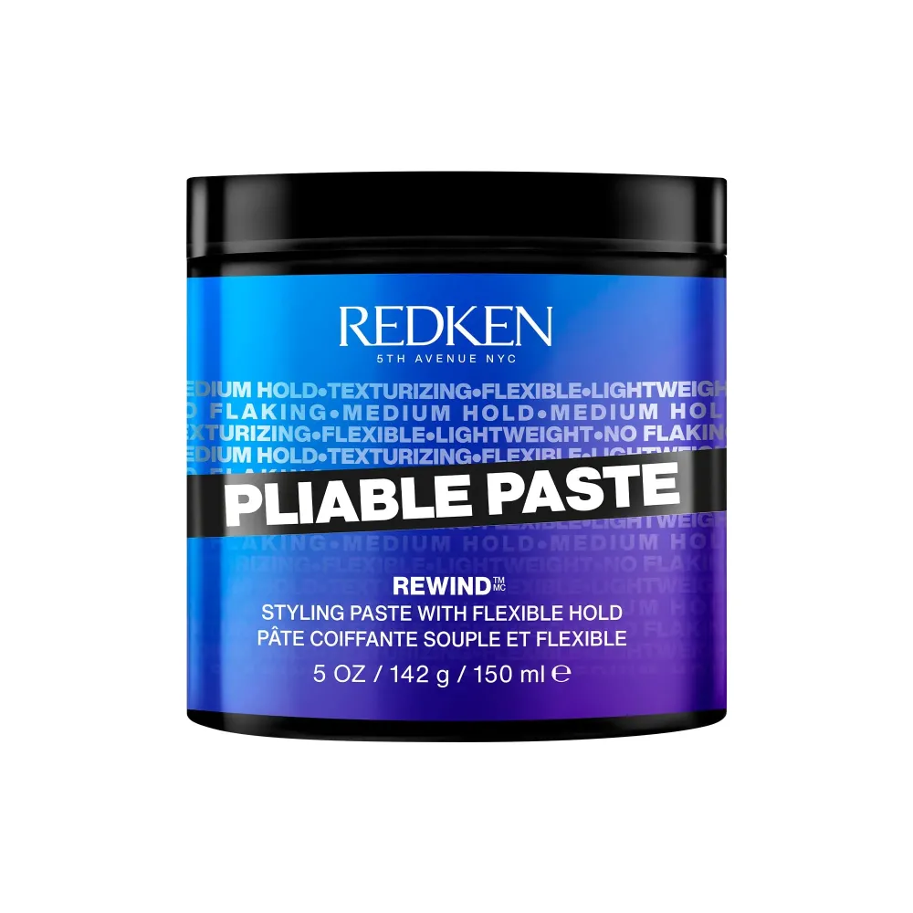 Redken Pliable Styling Paste With Flexible Hold For All Hair Types - Adds Lightweight, Flexible Texture & Moisture, Medium Hold Redken Pliable Styling Paste With Flexible Hold For All Hair Types - Adds Lightweight, Flexible Texture & Moisture, Medium Hold