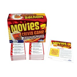 Outset Media Movies Trivia Game - Party Game - Family Game - Travel Game - Fun and Easy to Play - 880 Trivia Questions - for 2 or More Players - Ages 12+ Outset Media Movies Trivia Game - Party Game - Family Game - Travel Game - Fun and Easy to Play - 880 Trivia Questions - for 2 or More Players - Ages 12+