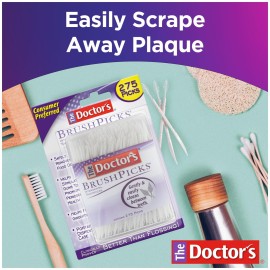 The Doctor\'s BrushPicks Interdental Toothpicks, 275 Picks The Doctor\'s BrushPicks Interdental Toothpicks, 275 Picks