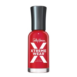 Sally Hansen Xtreme Wear, Pucker Up, Long Lasting, Chip Resistant, Opaque, Shiny Red Nail Polish