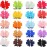 CLLOT 40Pcs 3.5 Inch Boutique Grosgrain Ribbon Pinwheel Hair Bows Alligator Clips For Girls Toddlers Accessories Teens Gifts In Pairs