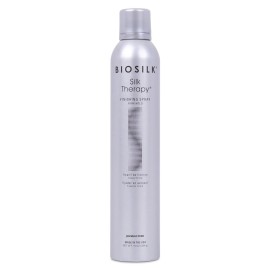 BioSilk Silk Therapy Finishing Spray Firm Hold, Strong-Hold Hairspray For Long-Lasting Styles, Sulfate, Paraben, & Cruelty-Free, 10 Oz