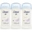 Dove Invisible Solid Deodorant, Fresh - 2.6 oz - 3 pk