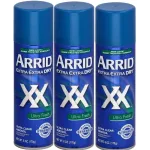 ARRID XX Ultra Clear Anti-Perspirant Deodorant Spray, Ultra Fresh, 6 Ounce (Pack of 3)
