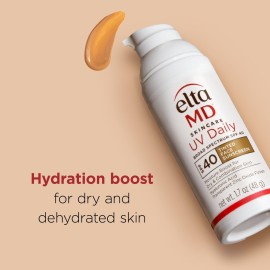 EltaMD UV Daily Tinted SPF 40 Face Sunscreen Moisturizer with Zinc Oxide, Tinted Daily Face Moisturizer with SPF, Sunscreen for Dry Skin,1.7 oz Pump EltaMD UV Daily Tinted SPF 40 Face Sunscreen Moisturizer with Zinc Oxide, Tinted Daily Face Moisturizer with SPF, Sunscreen for Dry Skin,1.7 oz Pump