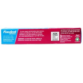 Fixodent Denture Adhesive Cream 4 Count, 2.4 Ounce Each